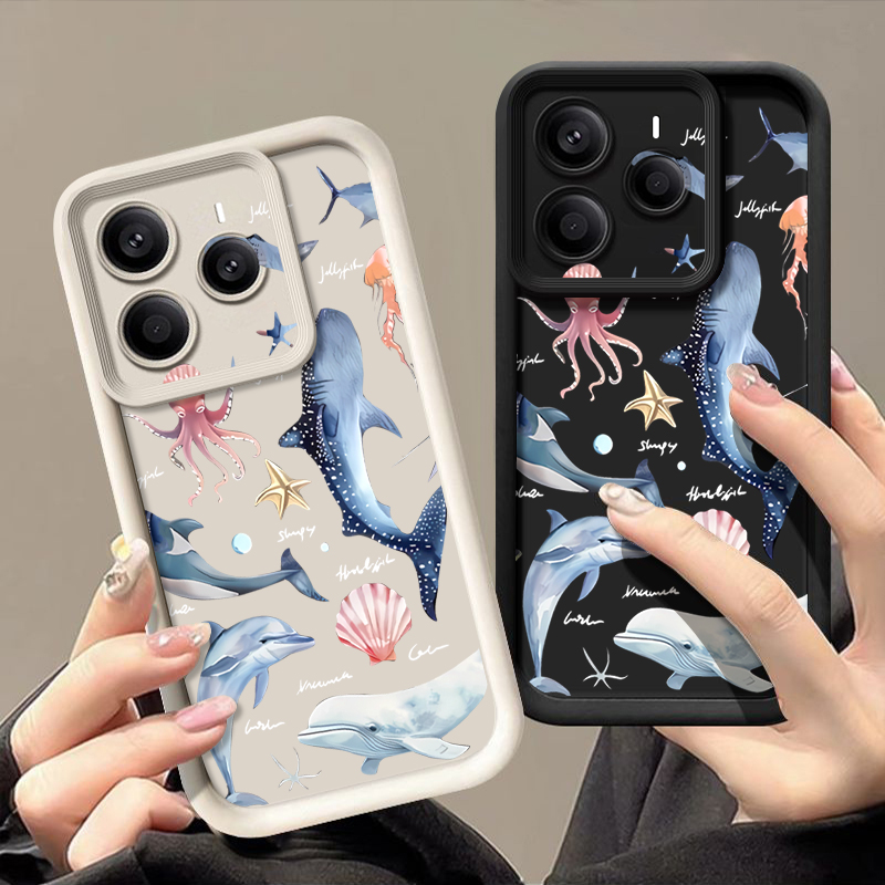 Étui souple à motif de dauphin - Xiaomi Redmi Note 13 avis et prix