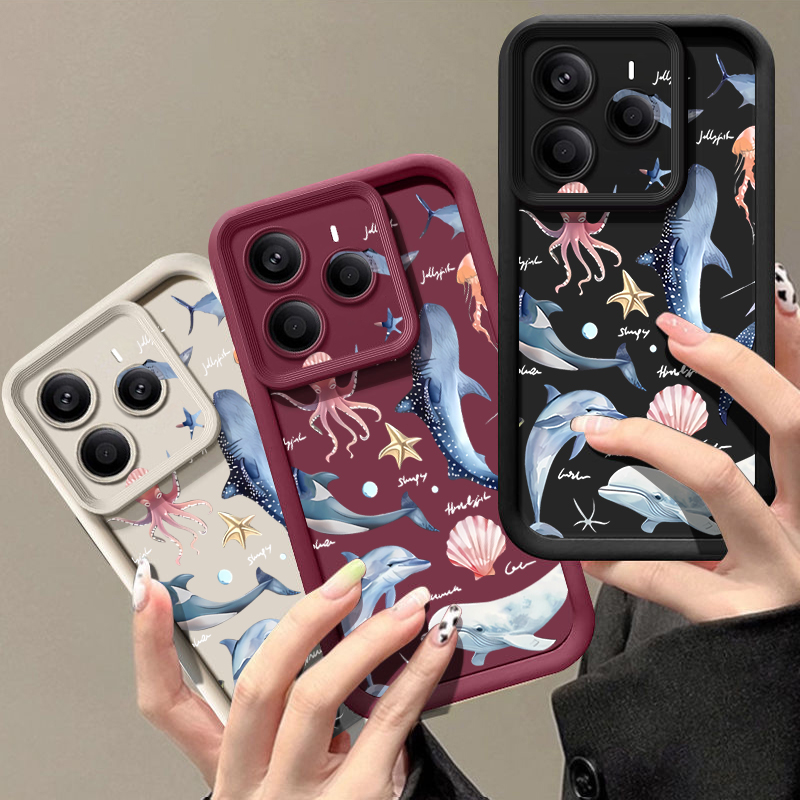Étui souple à motif de dauphin - Xiaomi Redmi Note 13 avis et prix