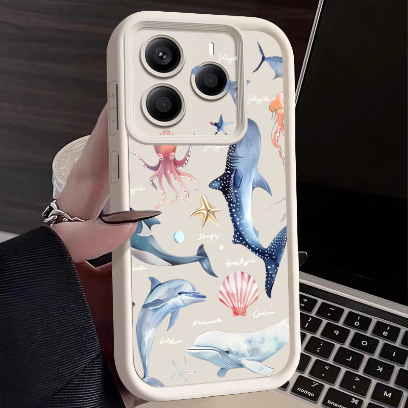 Étui souple à motif de dauphin - Xiaomi Redmi Note 13 avis et prix