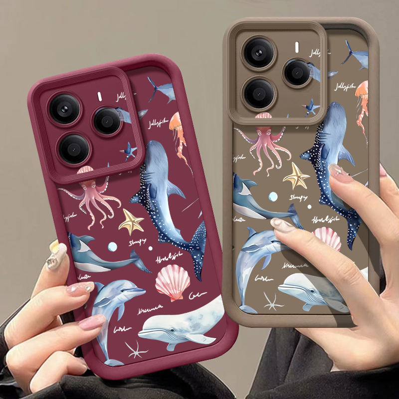 Étui souple à motif de dauphin - Xiaomi Redmi Note 13 avis et prix