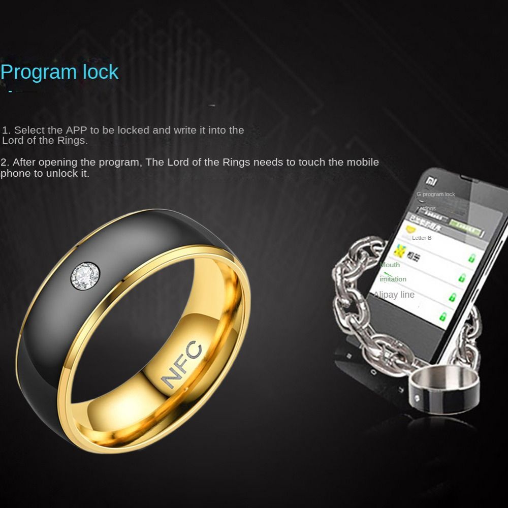 Bague Intelligente NFC en Acie - Smart Ring Nfc Pay avis et prix